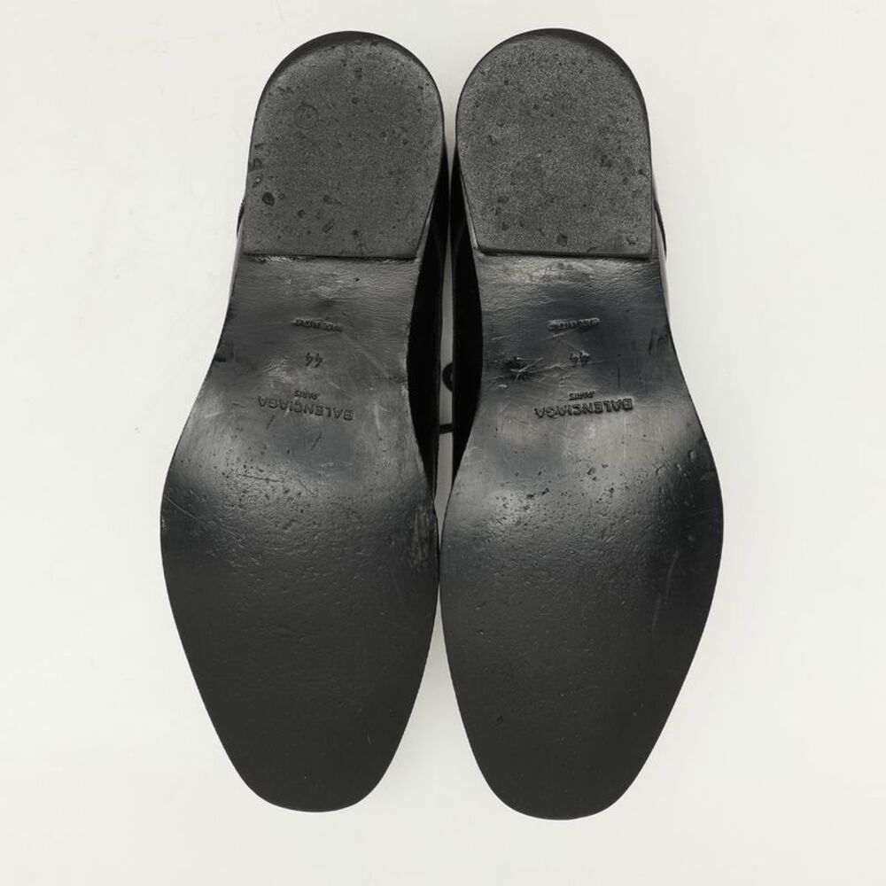 Balenciaga Black Leather Lace Up Derby Size 44 - Picture 6 of 7